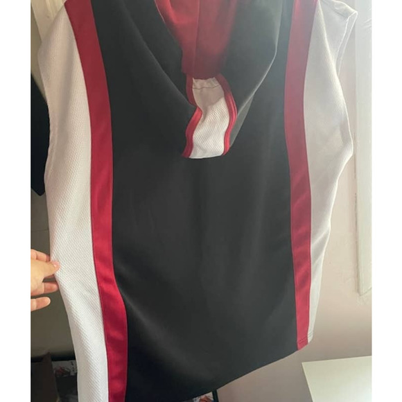 Pro Star 49ers Sleeveless jersey with hoodie Terrell Owens 81 Size L - Picture 15 of 16